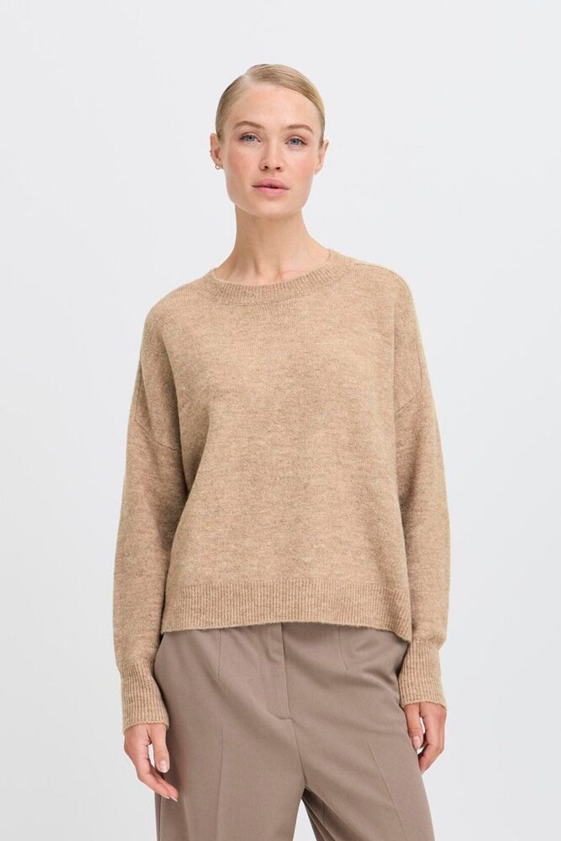 WALNUT KNIT PULLOVER Sweater, B YOUNG 