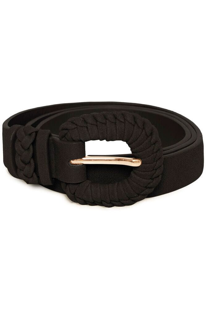 Braided Belt, suede inspired belt, B YOUNG 