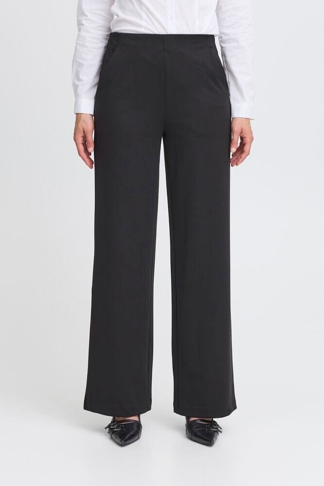 KATE OFFICE SIDE ZIP TROUSER, ICHI 