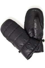 BLACK PUFFER MITTENS Accessories ICHI 