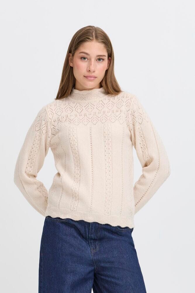 LACE KNIT SWEATER Sweater, ICHI 