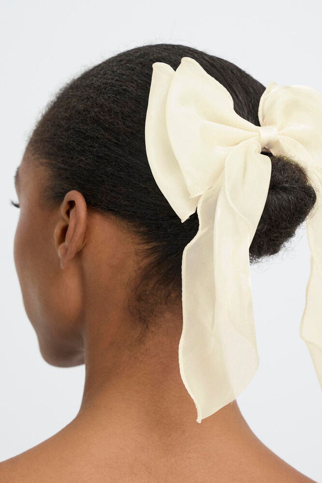 VIOLET CREAM HAIR BOW, hair Accessories, B YOUNG 