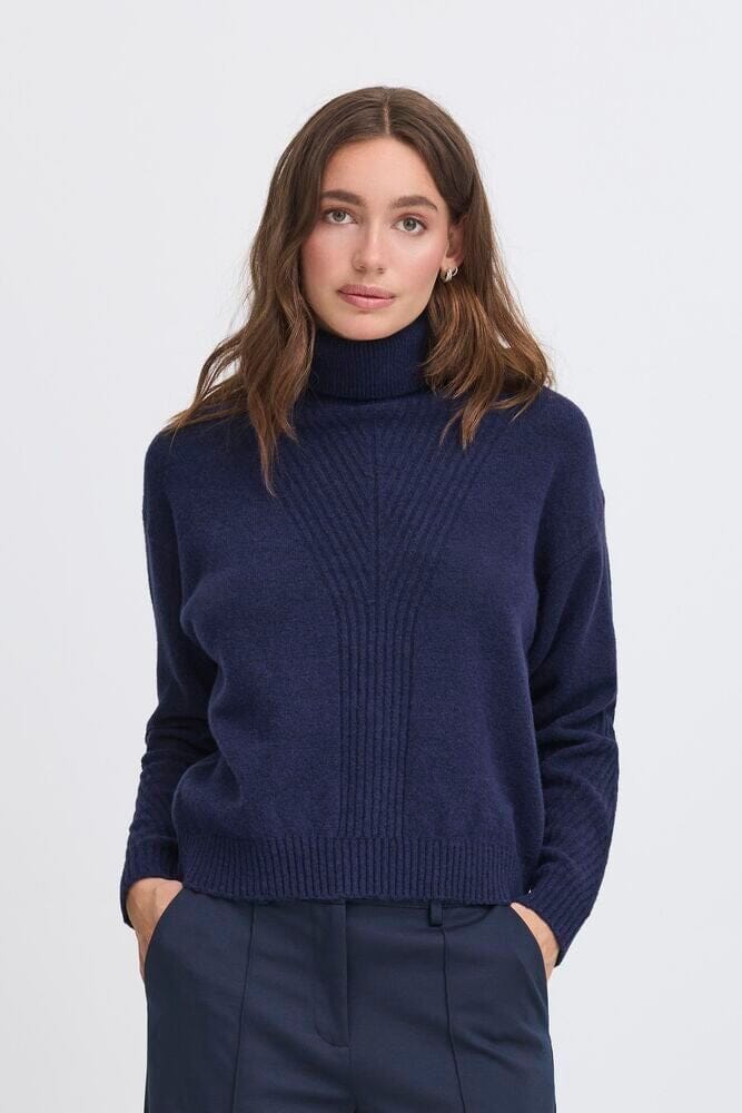 DASILA TURTLENECK, Sweater, ICHI 