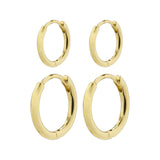 ARIELLA GOLD HOOP SET Jewelry PILGRIM 