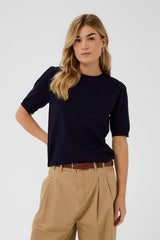 SOFT TOUCH SHORT SLEEVE PULLOVER, saint tropez, soft touch pullover navy