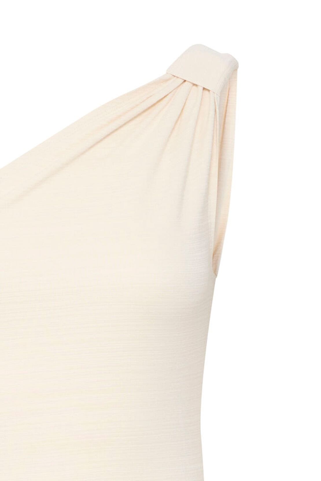 ONE SHOULDER BEIGE TOP Top B YOUNG 