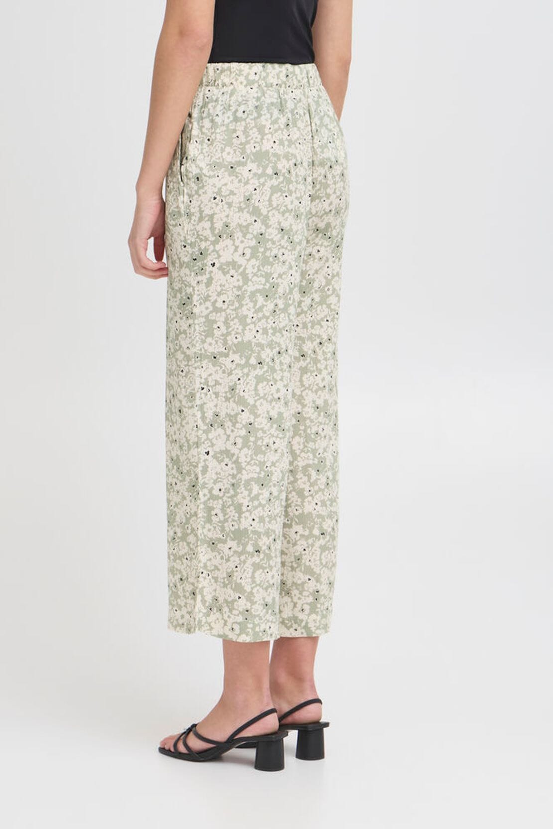 TEA FLOWER BREEZY PANT PANT ICHI 