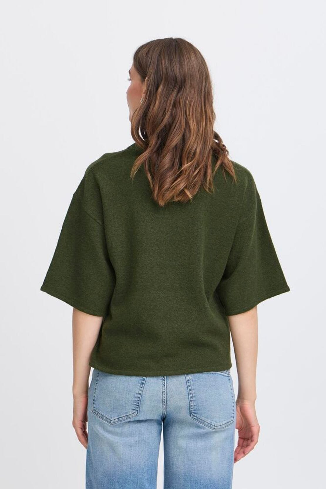 forest green knit for women