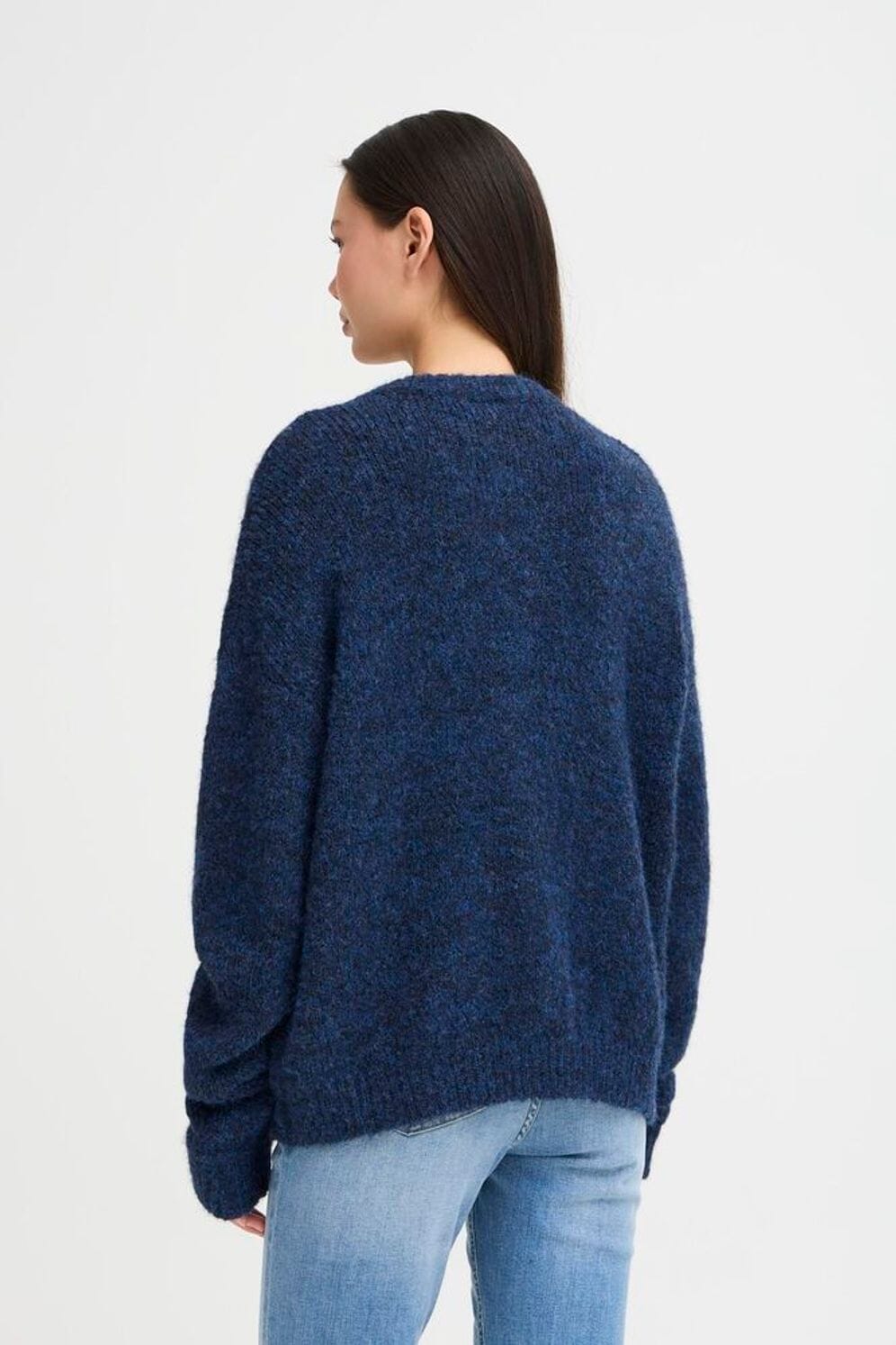 classic navy sweater for women