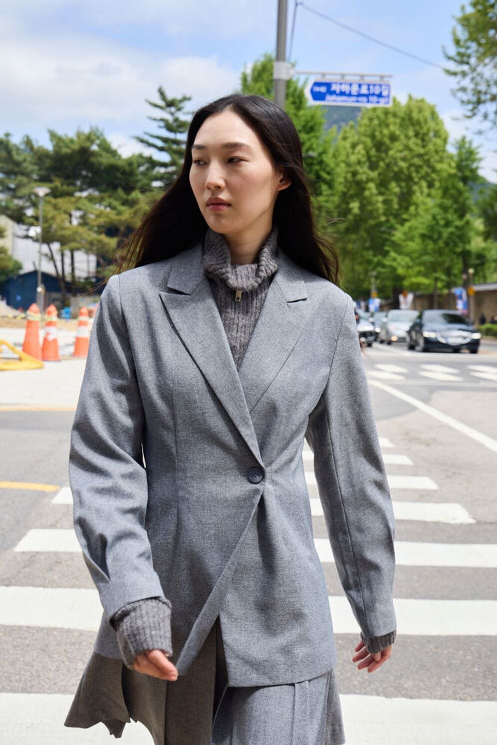 women's fitted blazer, ICHI