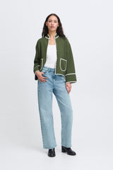 light wash denim pants, ICHI 