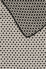 Elegant geometric scarf for layering, B YOUNG 