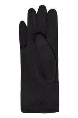 Soft and stylish black winter gloves for women, B YOUNG 