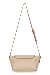 MARCHELLA TAUPE PURSE, Everyday crossbody purse in taupe faux leather for versatile styling,  ICHI 