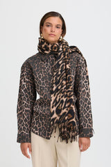 animal print scarf