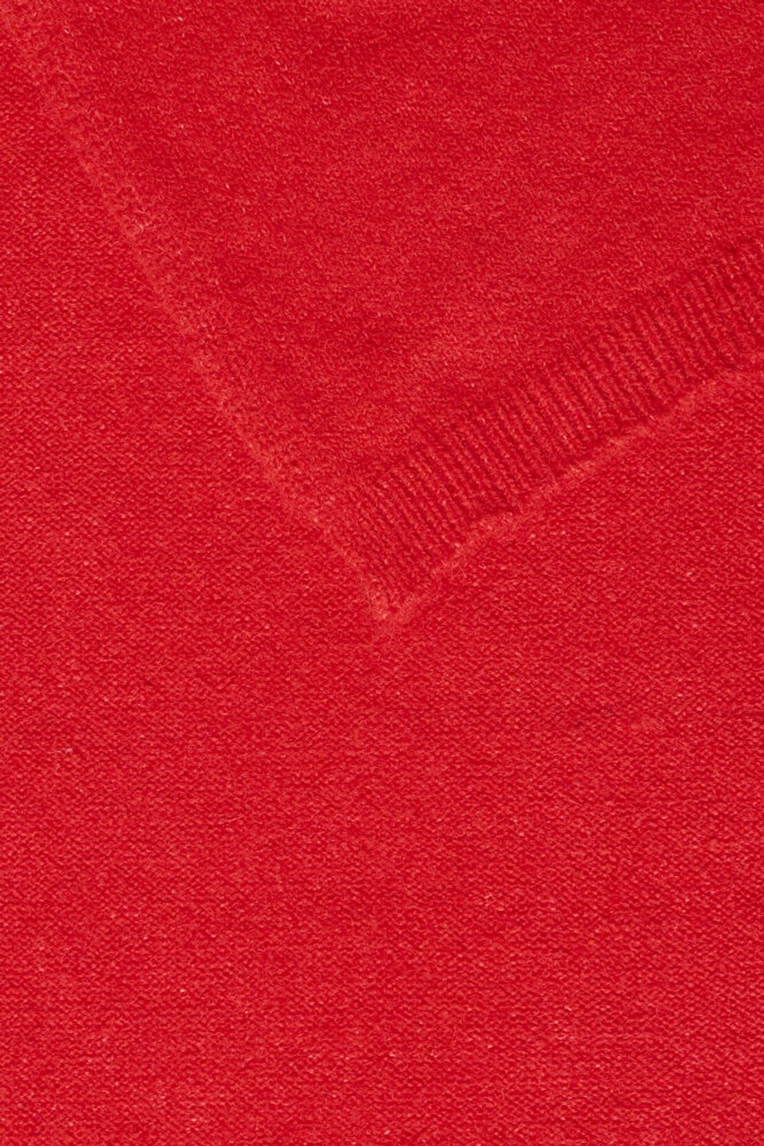 soft knitted stole, classic red muffler