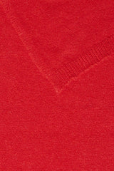 soft knitted stole, classic red muffler