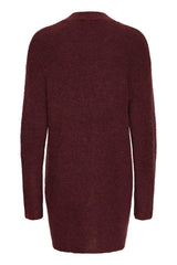 versatile layering cardigan, deep wine color, B YOUNG 