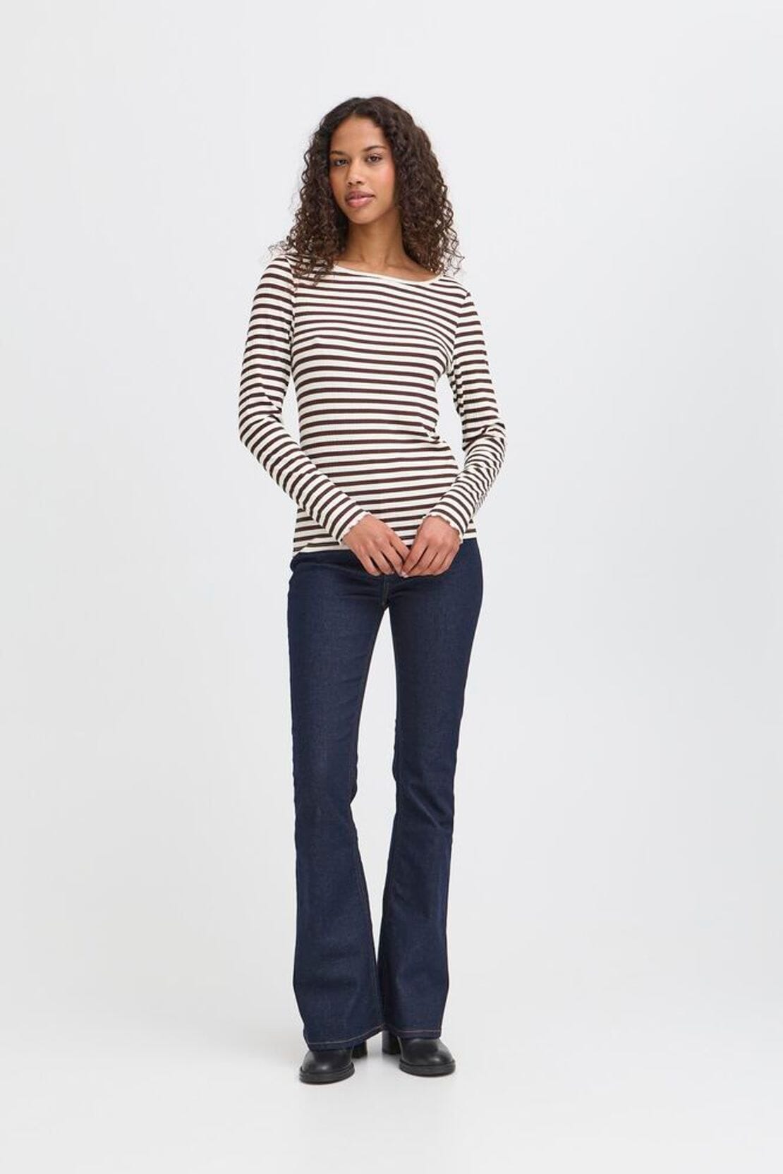 Classic striped shirt for layering and everyday wear, ICHI 