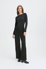 women’s tailored plaid trousers, relaxed fit 