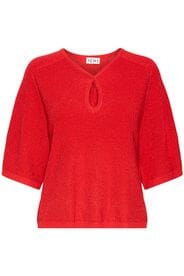 bold color sweater top