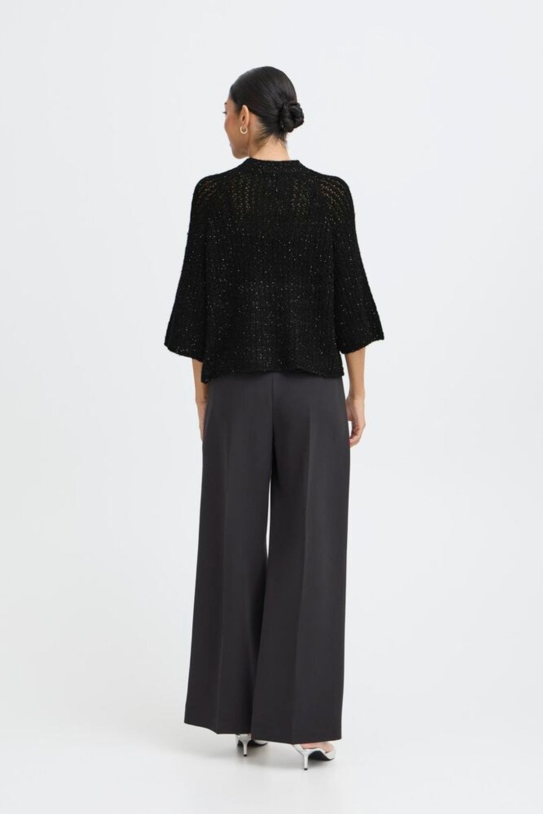  subtle glitter knit top