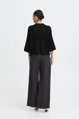  subtle glitter knit top