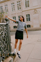 short sleeve fuzzy sweater