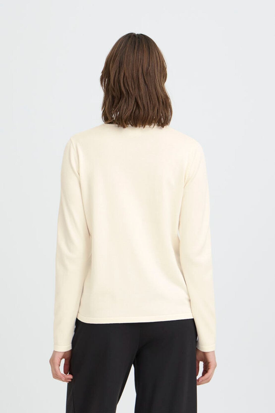 soft beige long sleeve, minimalist cream shirt