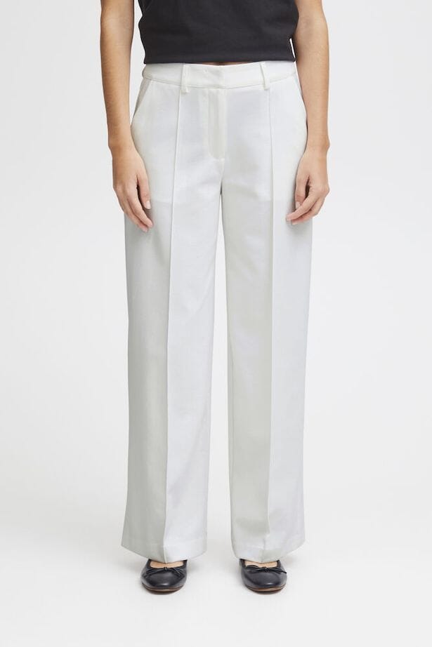 white wide leg work pants, minimalist white trousers women