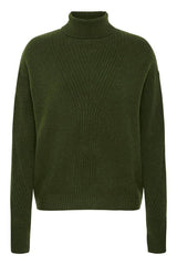 women’s green pullover, soft knit green top