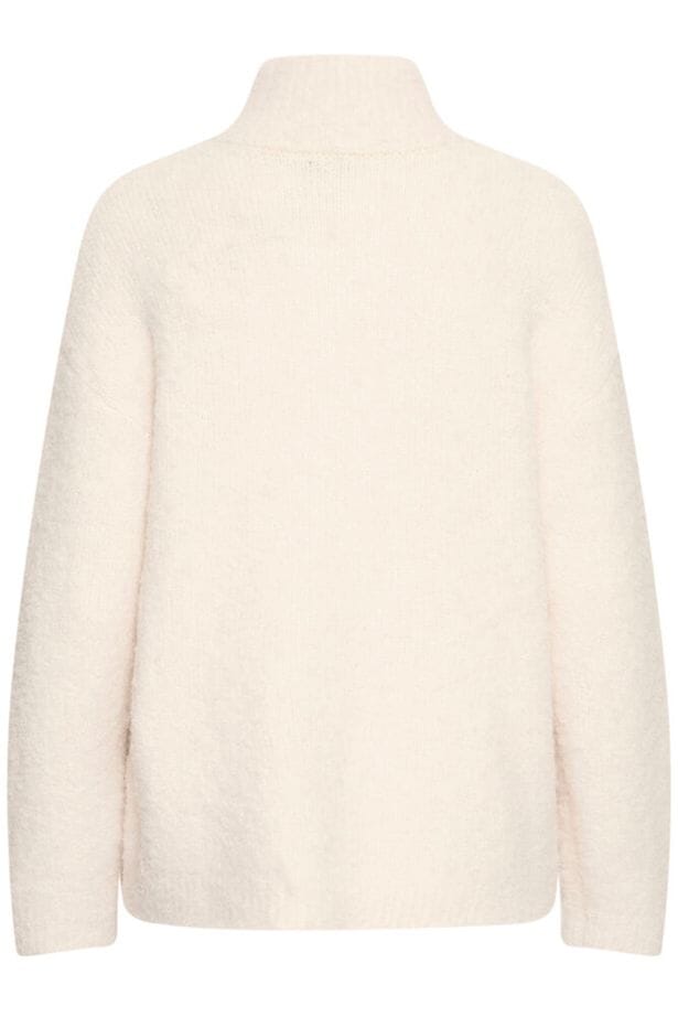 soft birch knit sweater, women’s half zip knit