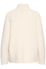 soft birch knit sweater, women’s half zip knit