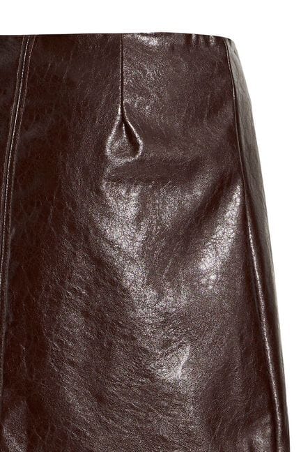 classic faux leather skirt style