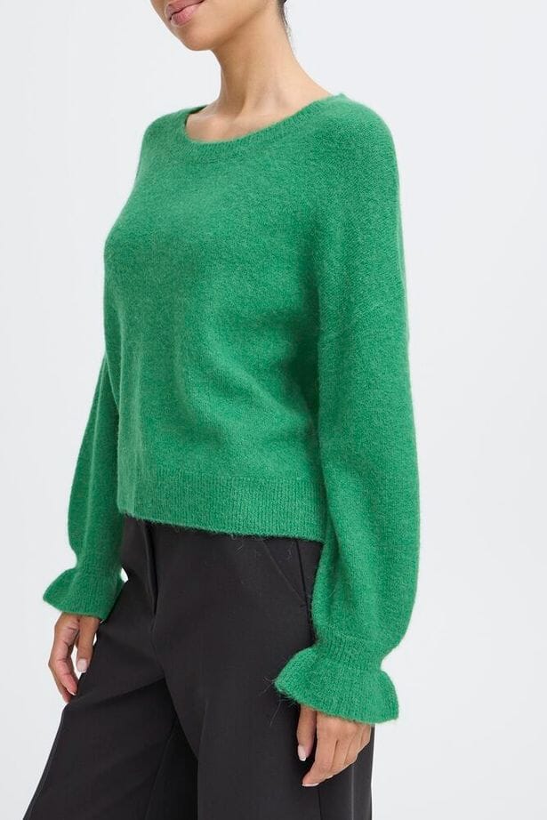soft green sweater outfit, green sweater casual look, womens cozy green sweater
