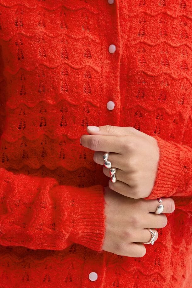 modern knit sweater women, fashionable cardigan women, warm knit cardigan women, versatile red sweater women