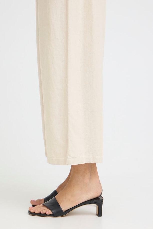 comfortable linen pants women, everyday linen pants women, chic cream linen pants women, women's relaxed linen bottoms, cream vacation linen pants women, soft linen pants women, natural linen pants women