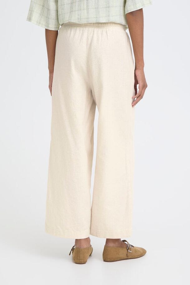 airy wide leg trousers women, everyday linen pants cream, coastal style linen pants women, timeless neutral linen trousers women