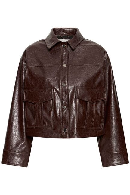 versatile chocolate brown jacket