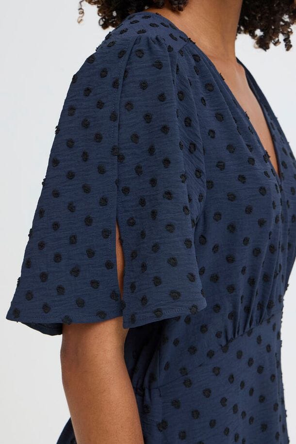 lightweight navy printed dress women, navy work dress women midi, navy date night dress women midi, navy elegant dress alternative midi, navy statement midi dress women