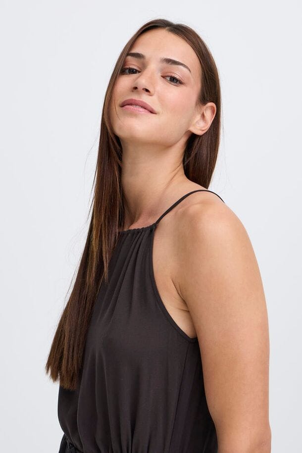 casual black evening dress women, timeless black slip dress