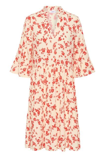 spring floral dress, feminine floral dress