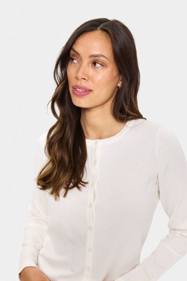 lightweight white knit cardigan, everyday white sweater women