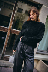 statement texture sweater