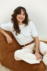 modern knit sweater ice