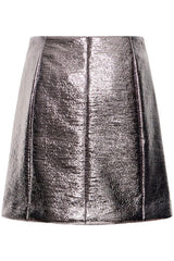 party mini skirt, rose metallic skirt