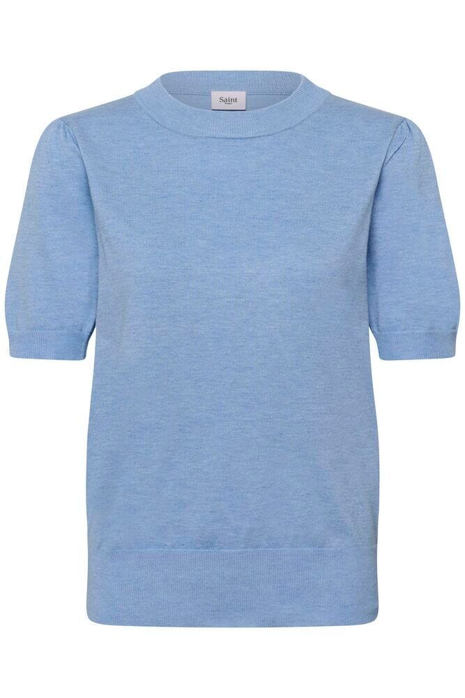 casual blue knit sweater, blue knit outfit women