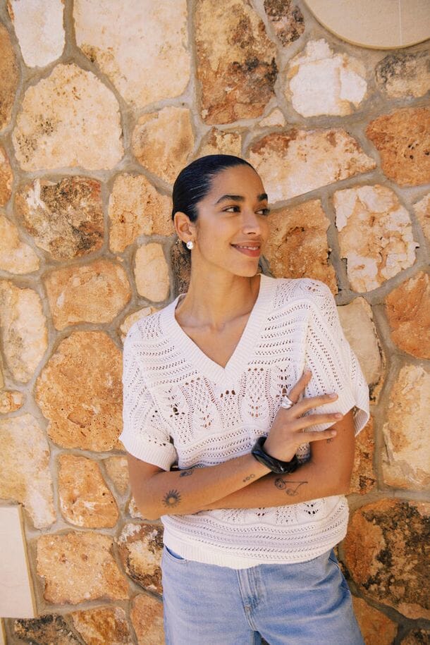 v neck knit top women, loose knit sweater women, lightweight v neck sweater women