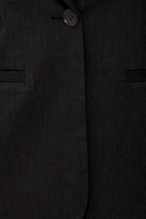 women’s structured black blazer, minimalist black blazer outfit