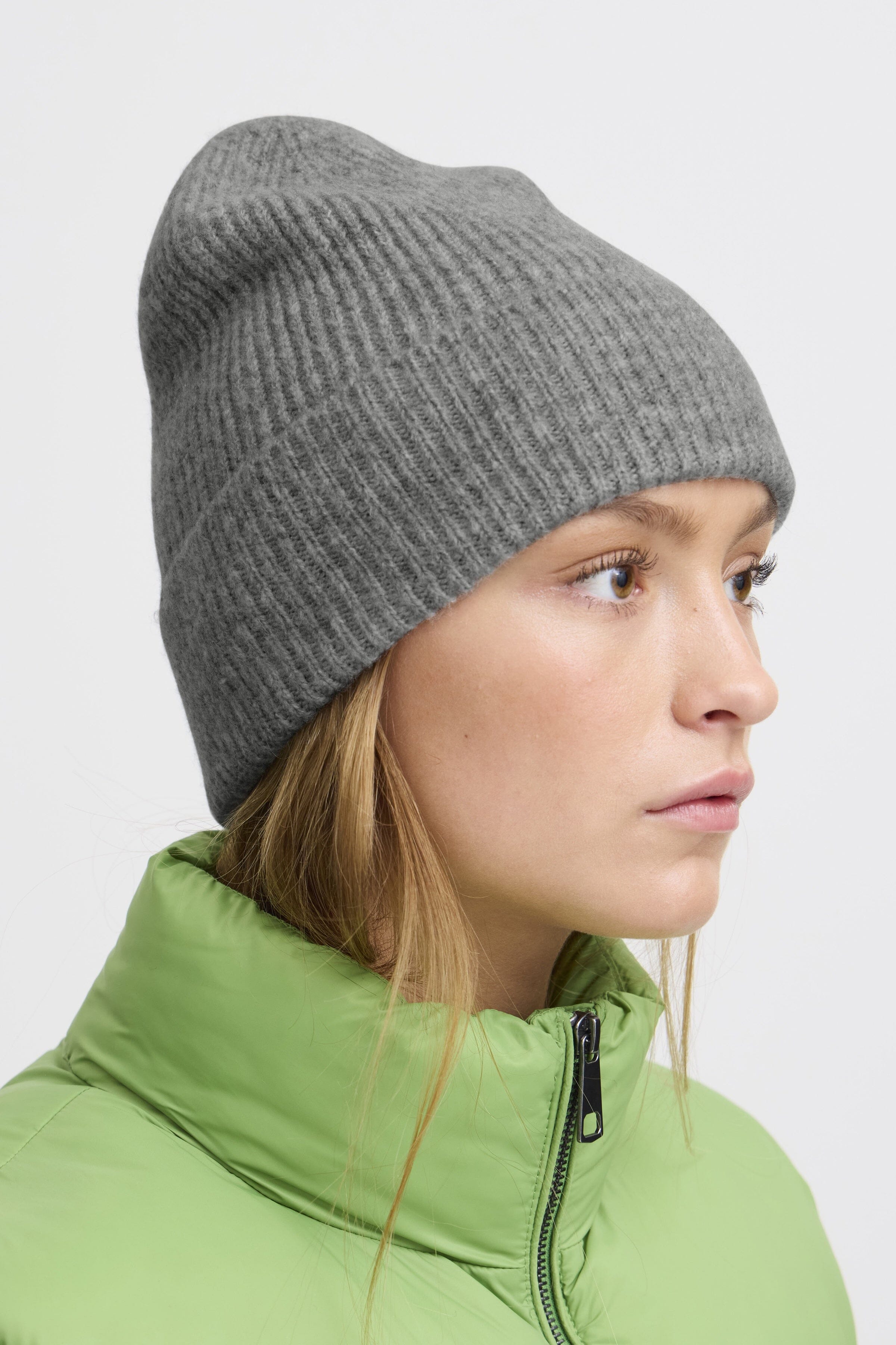 IVO GREY BEANIE Accessories ICHI 